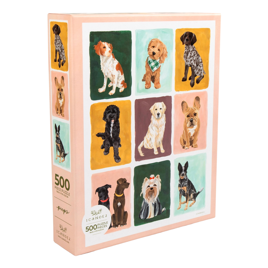 Furry Friends Dog Grid - 500pc Jigsaw Puzzle