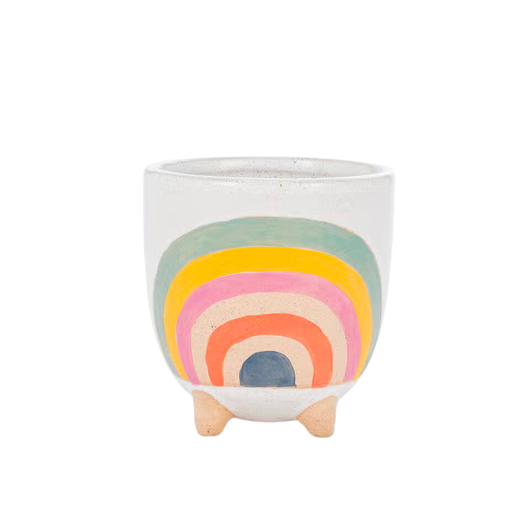 Small Rainbow Planter with Legs