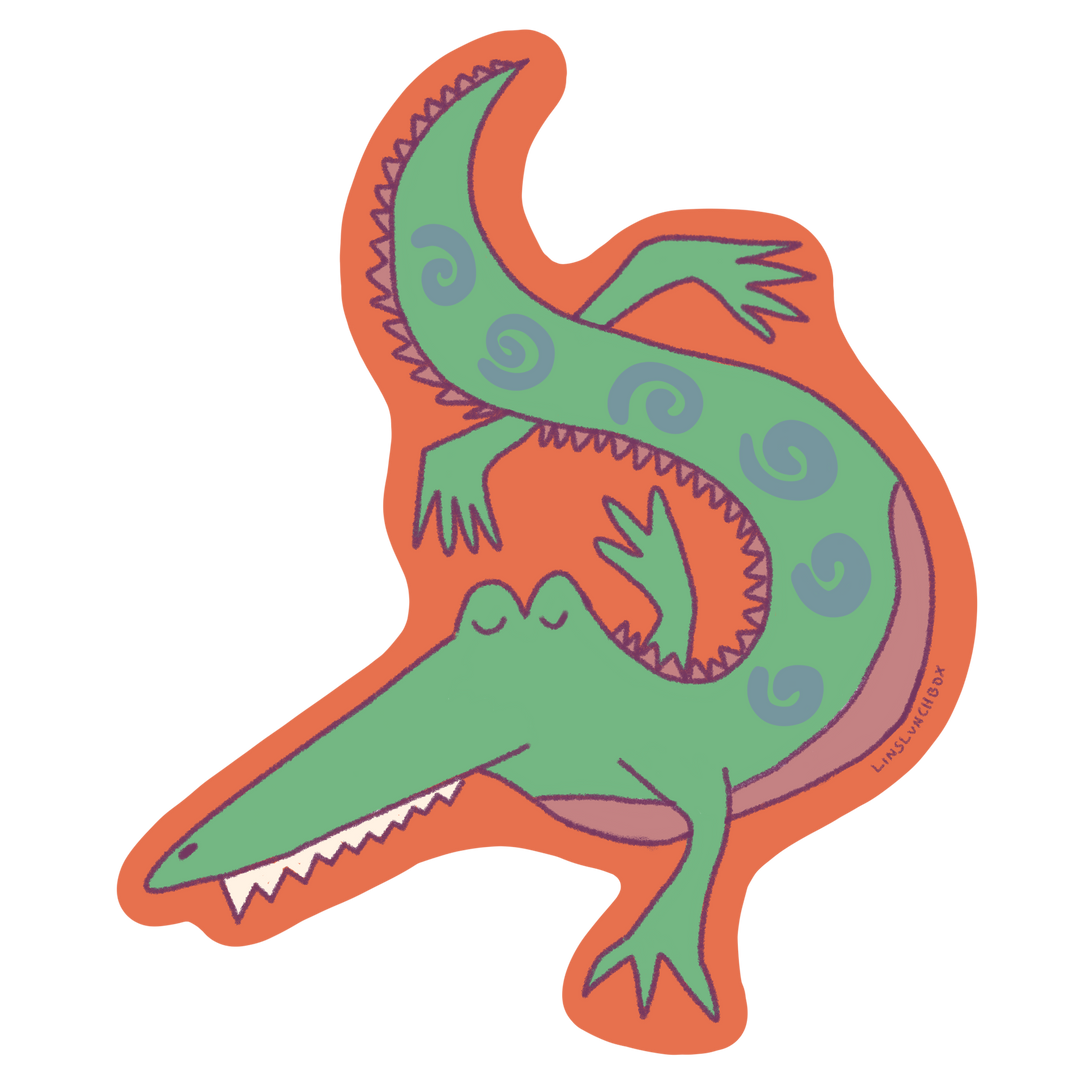 Aren the Alligator Sticker