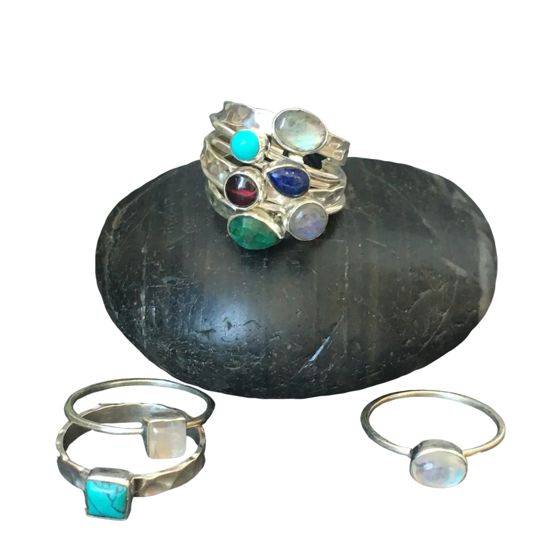 Sterling Silver Stacker Rings - Assorted