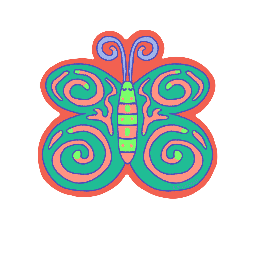 Blake the Butterfly Sticker