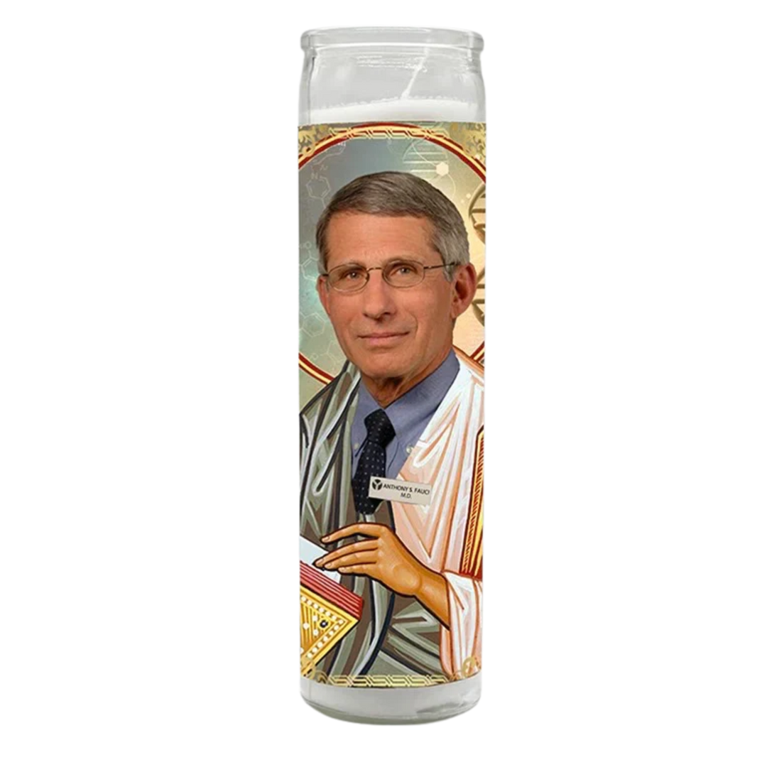 Saint Vaccine King (Dr. Fauci) Candle