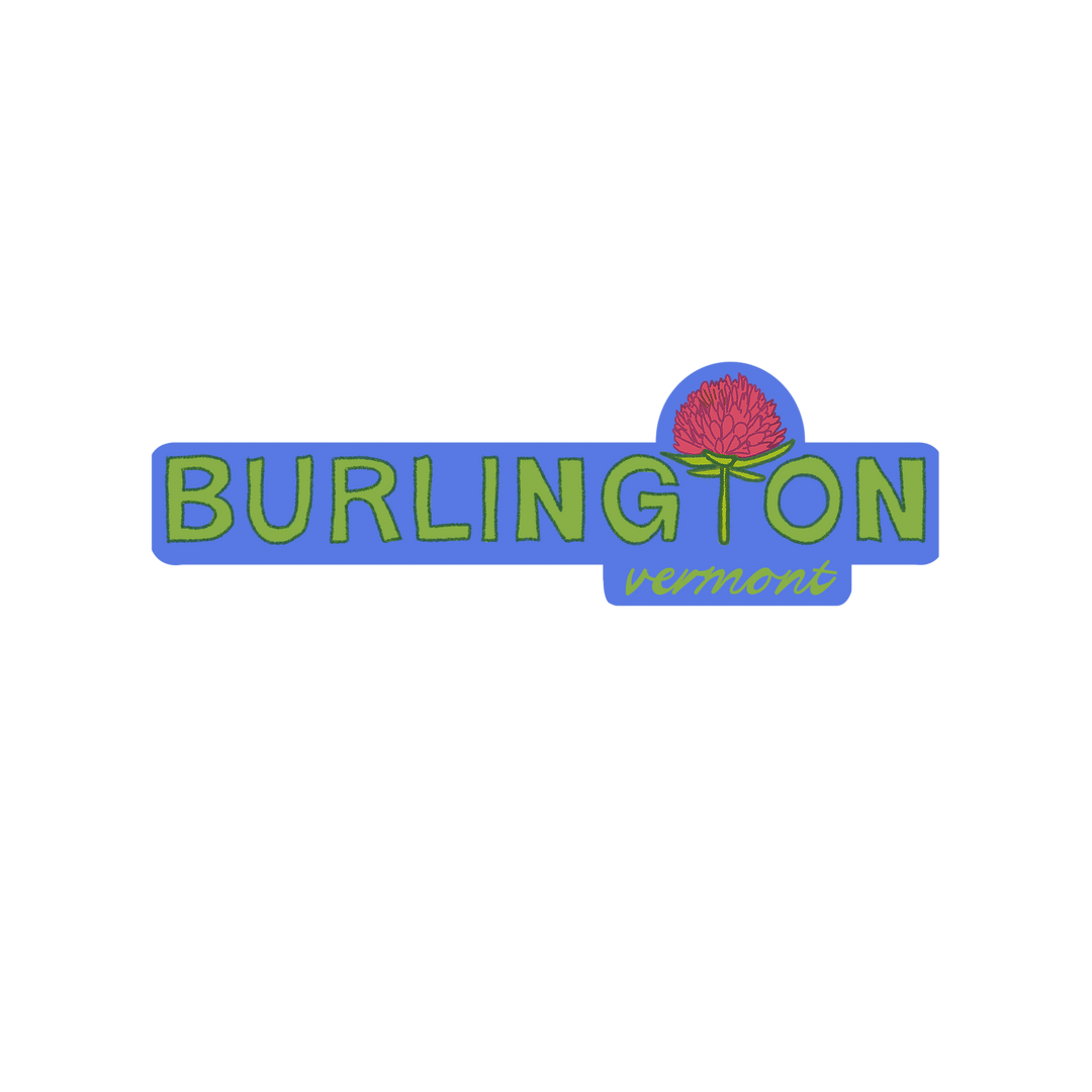 Burlington Vermont Long Sticker