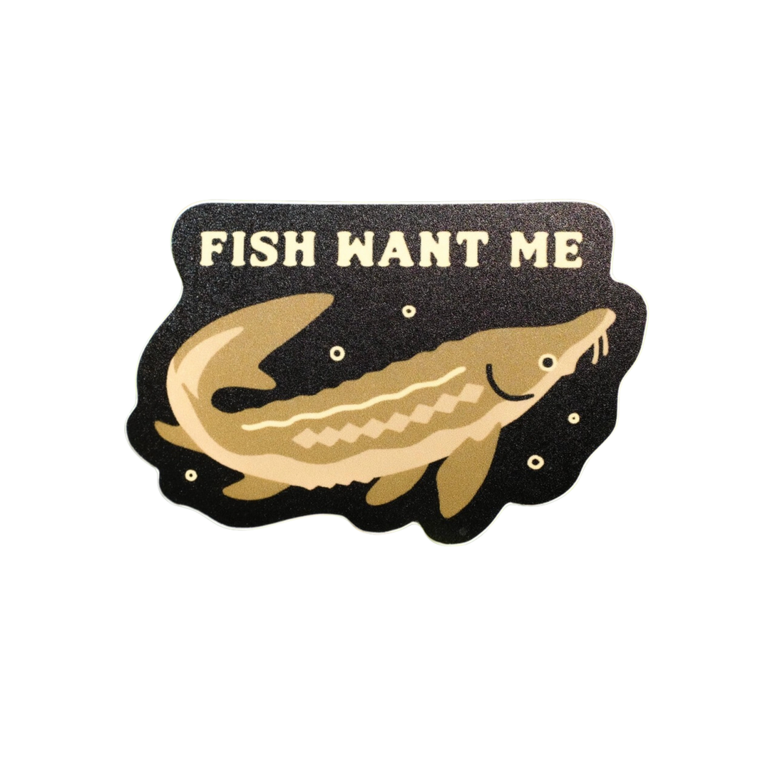Silly Sturgeon Sticker