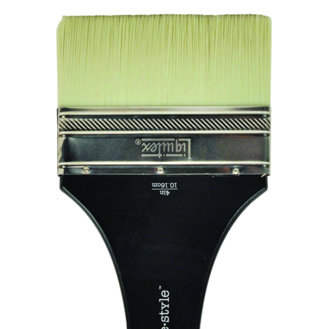 Freestyle Large Scale Brush Long Handle Flat 4"