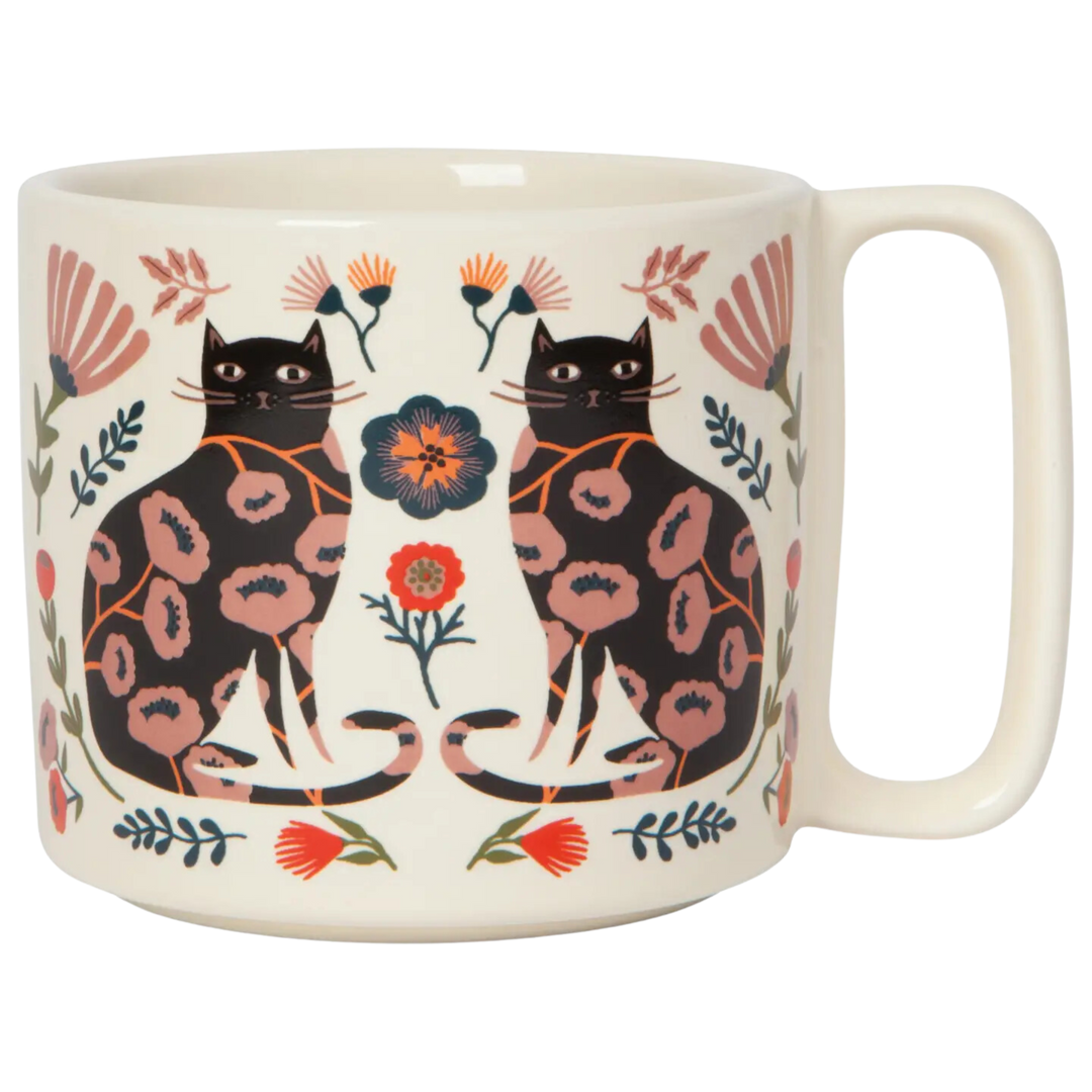 Catbloom Midi Mug