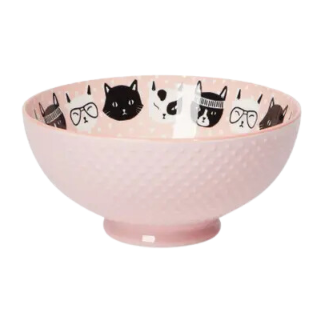 Feline Fine Bowl Large 8 Inch