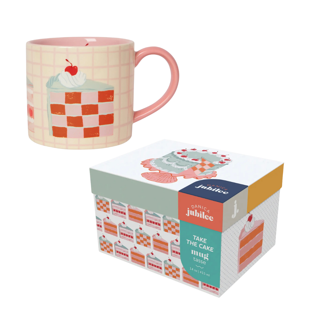 Take the Cake Mug in A Box