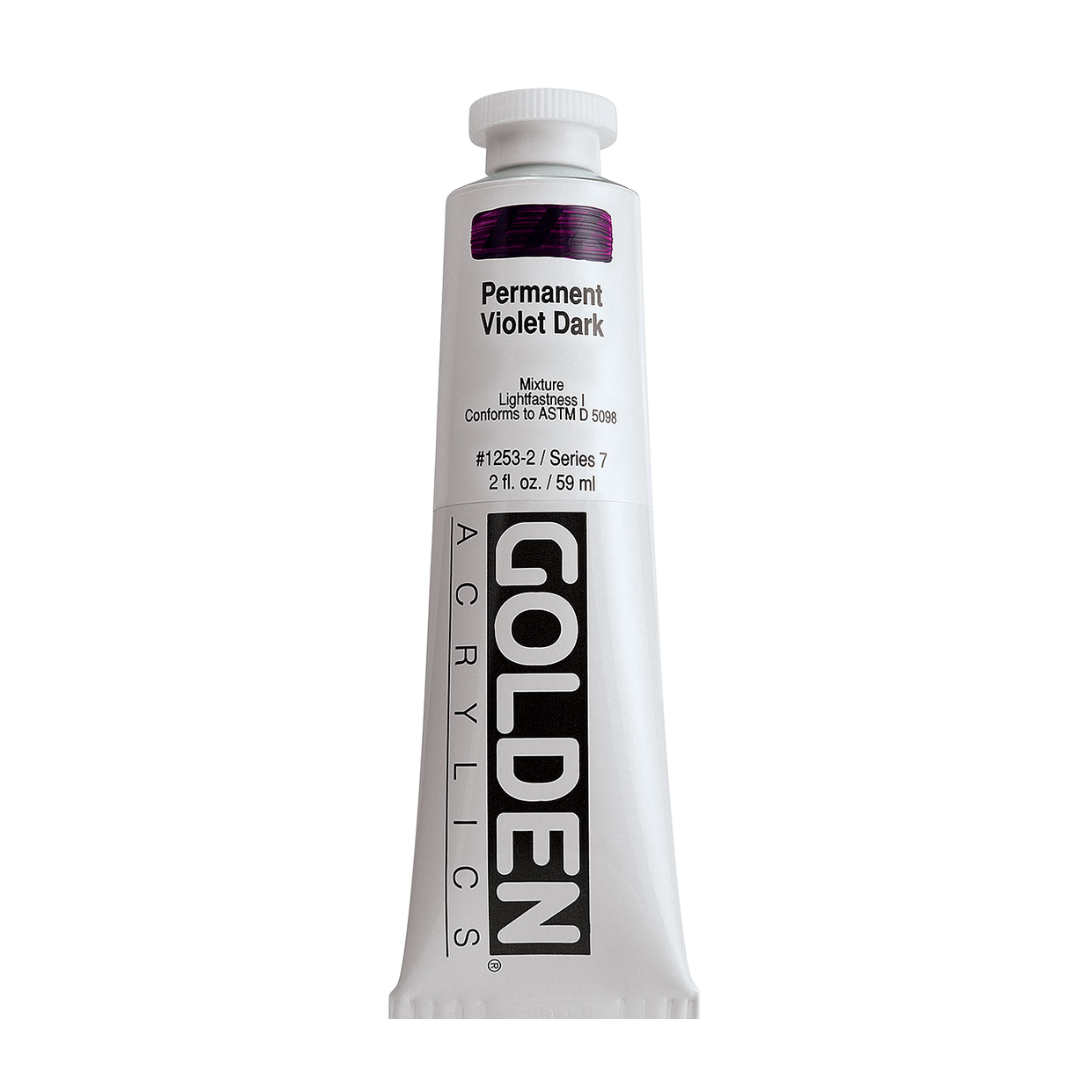 Heavy Body Acrylic 2oz Permanent Violet Dark