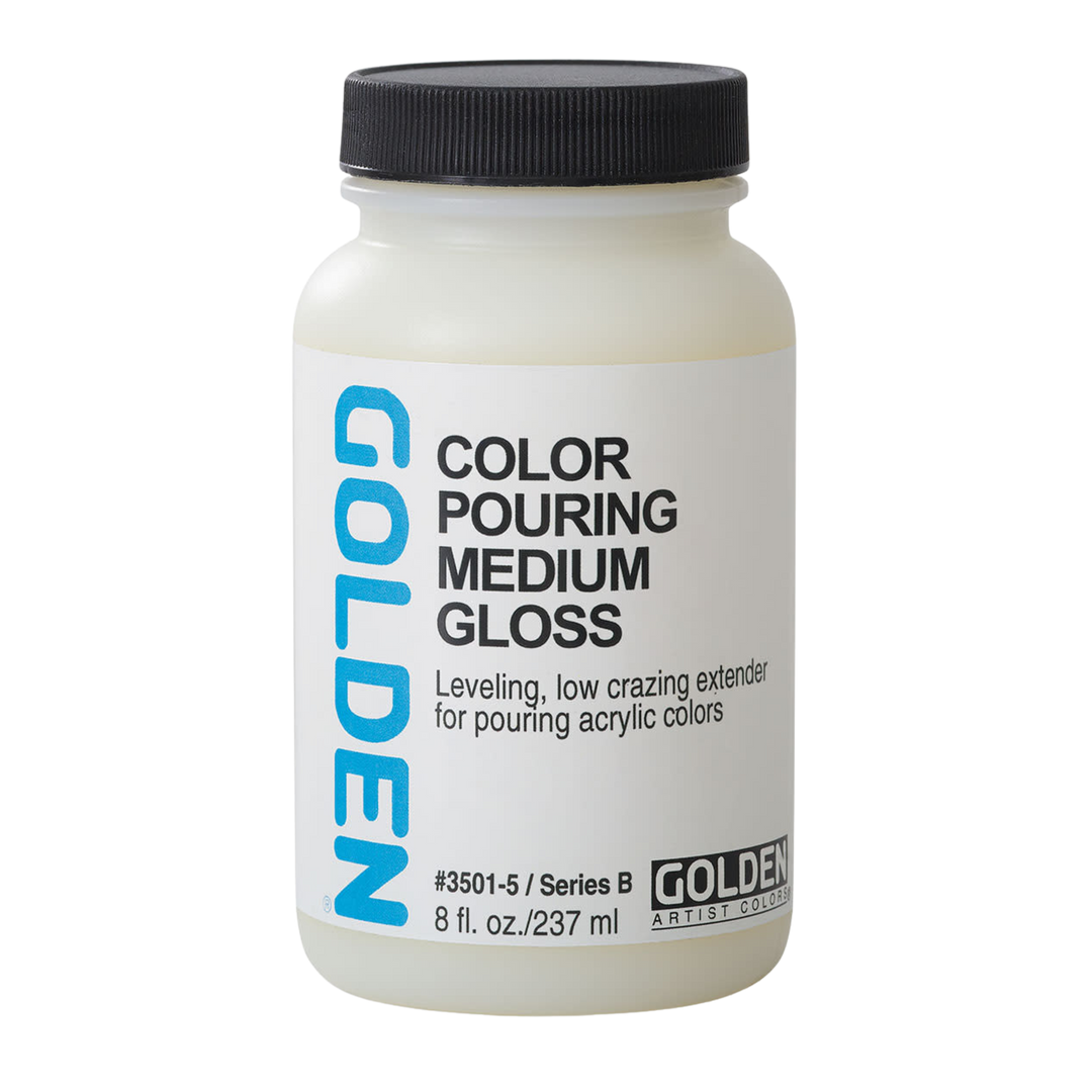 Golden Color Pouring Medium - Gloss