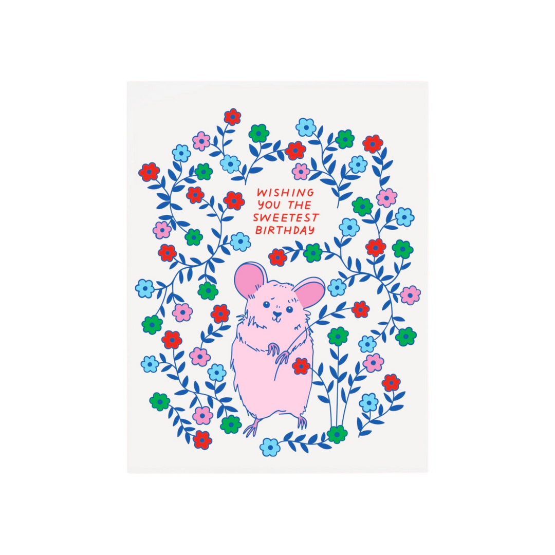 Birthday Mouse Greeting card