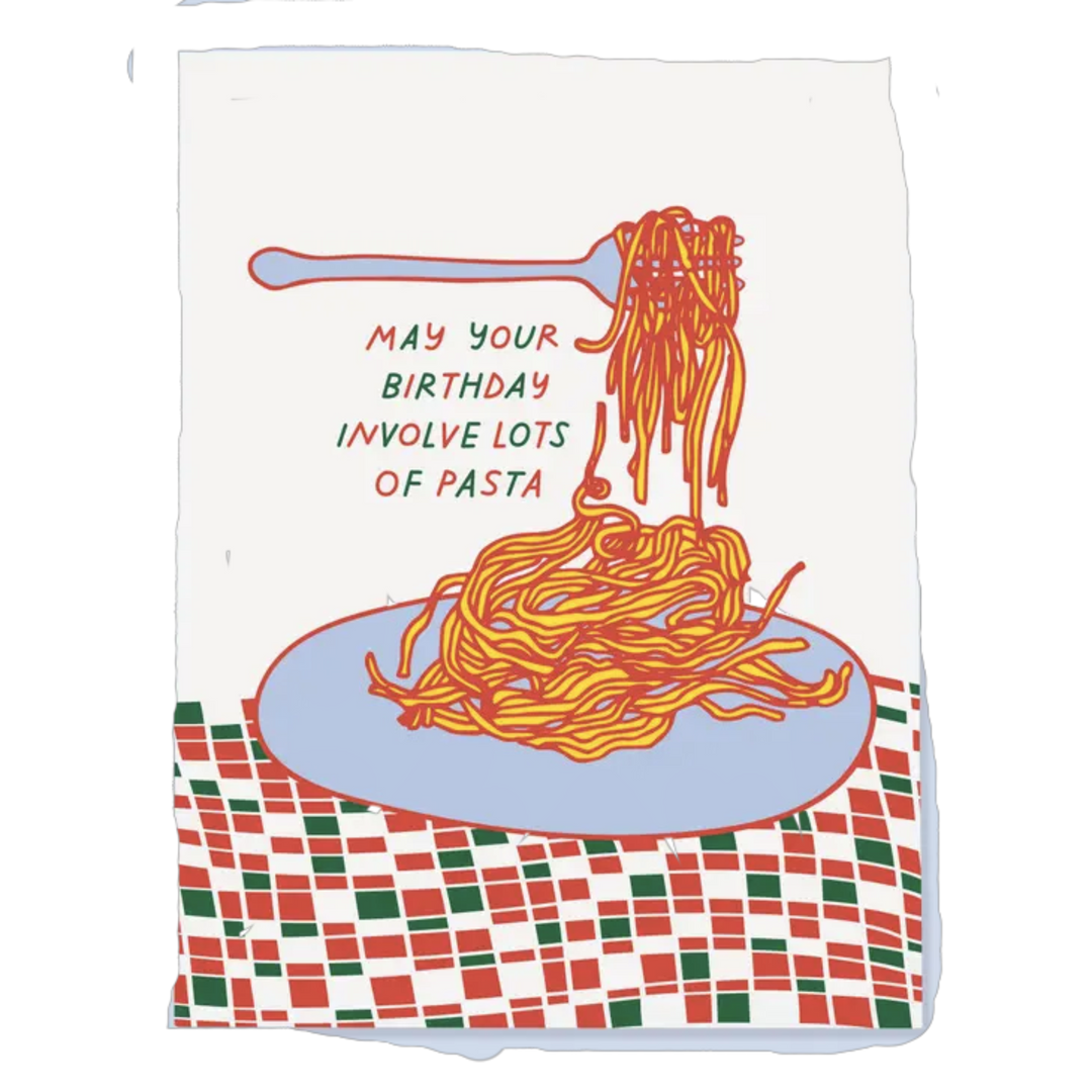 Pasta Bday Card