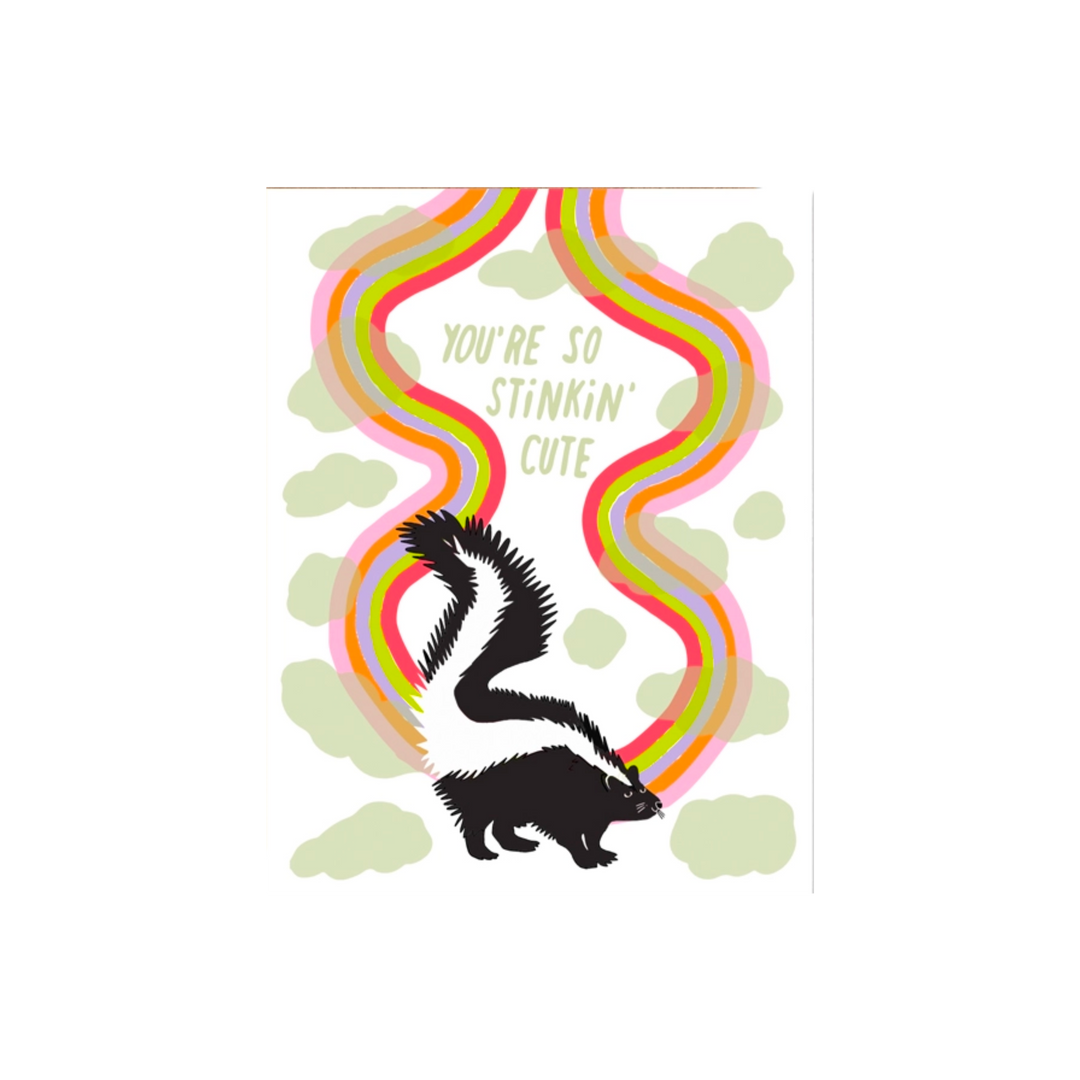 Stinkin' Cute Skunk Card