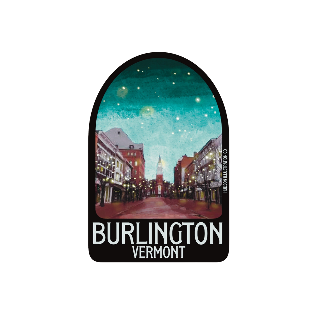 Church St Burlington Vermont Magnet