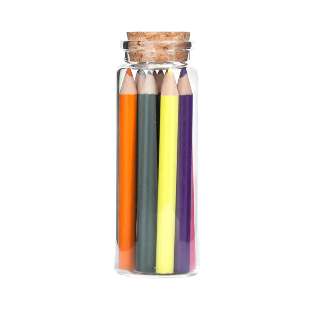 Doodle Jar Colored Pencils in Glass Jar