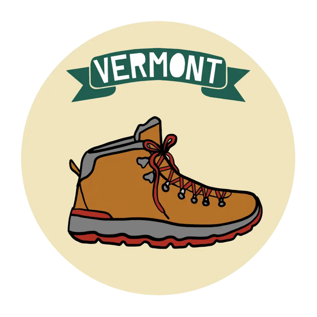 Vermont Hiking Boot Sticker