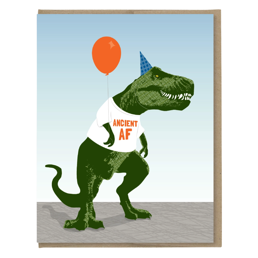 Ancient Af Birthday Card