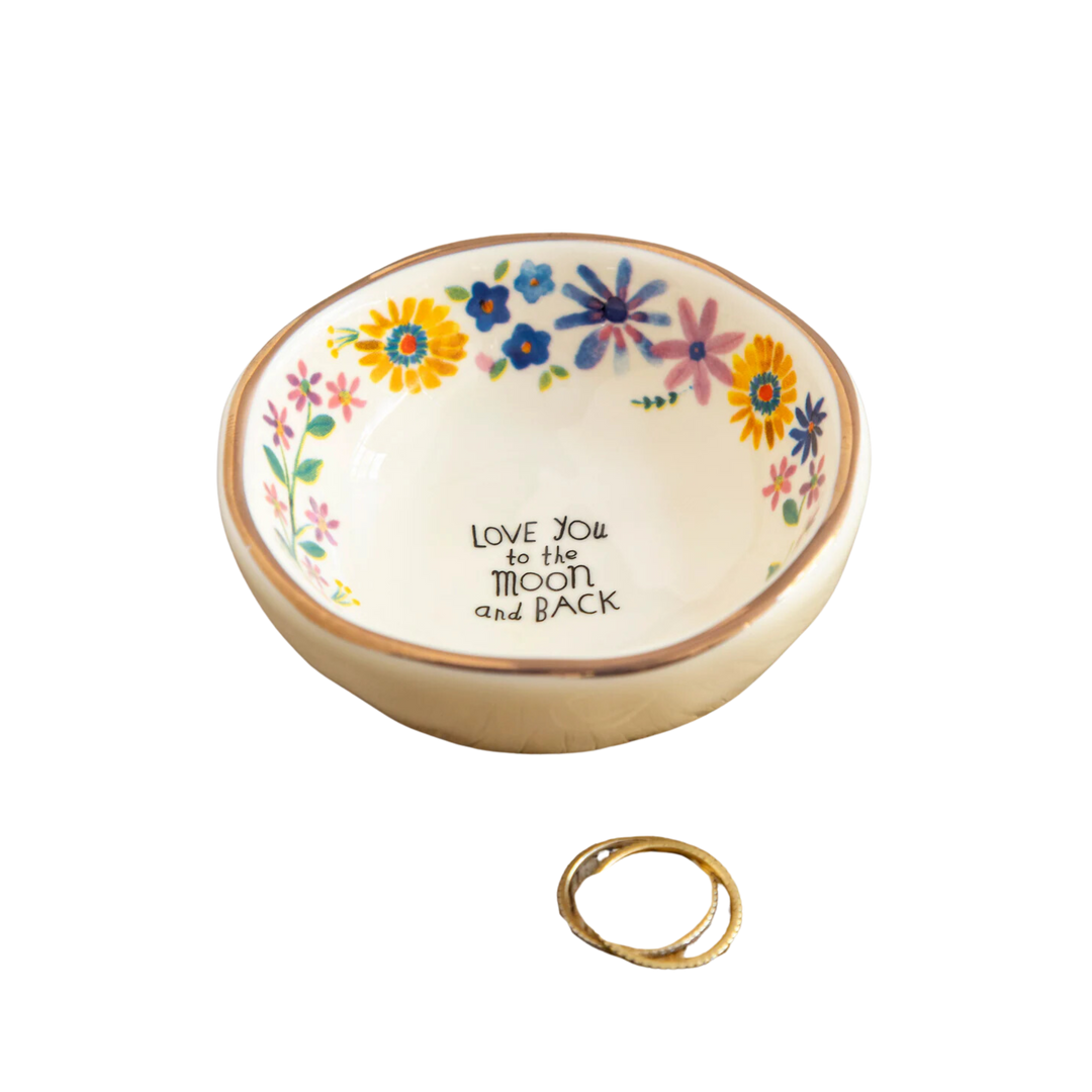 Ceramic Giving Trinket Bowl - Love To Moon