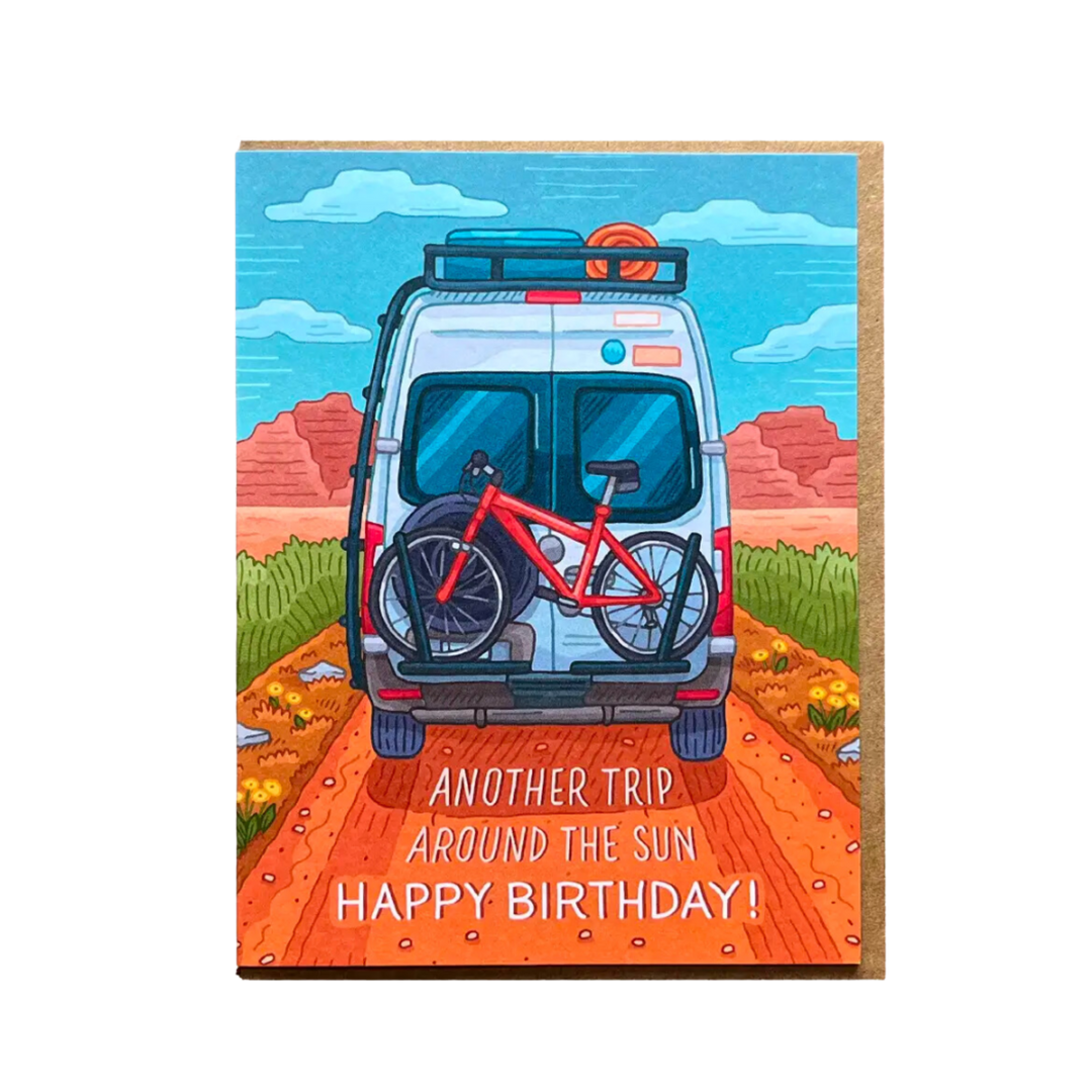 Birthday Van Trip Card