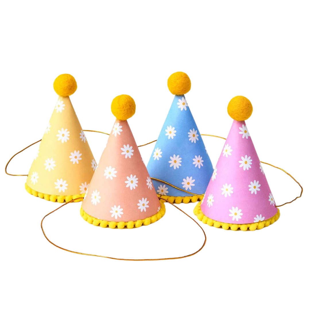 Retro Daisy Party Hat