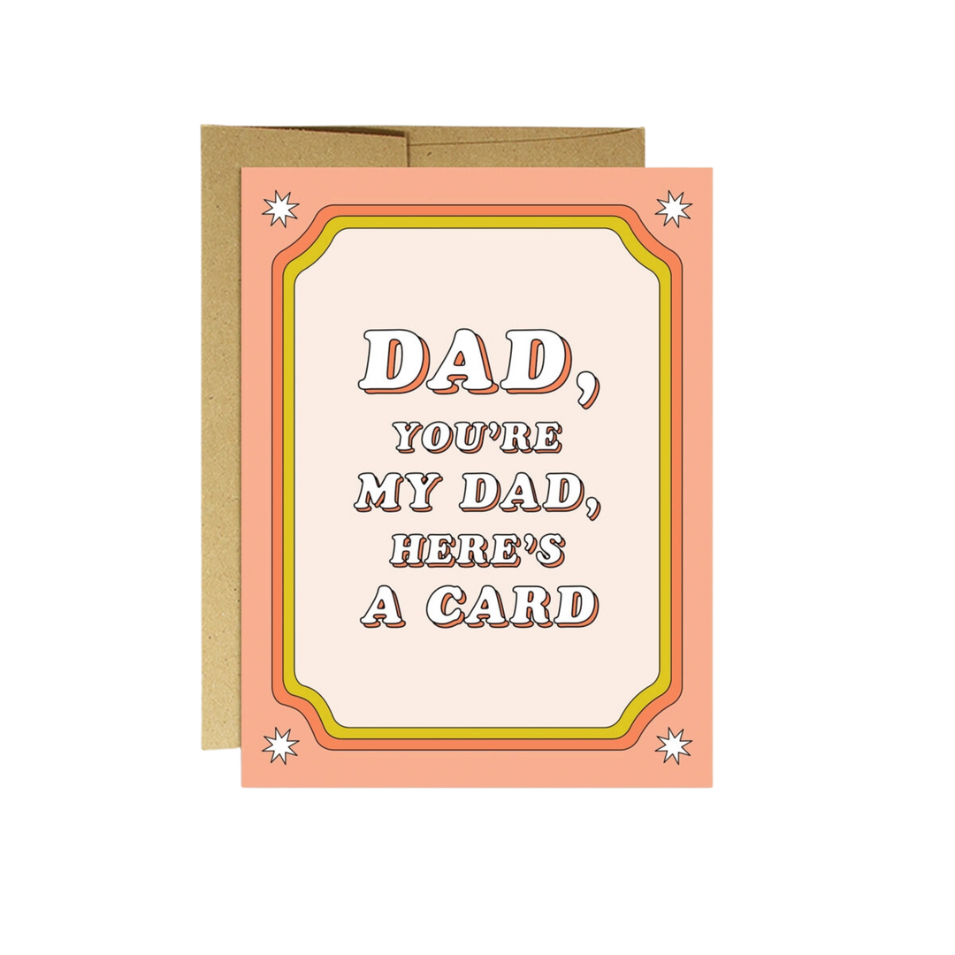 No-Nonsense Dad Father's Day Card