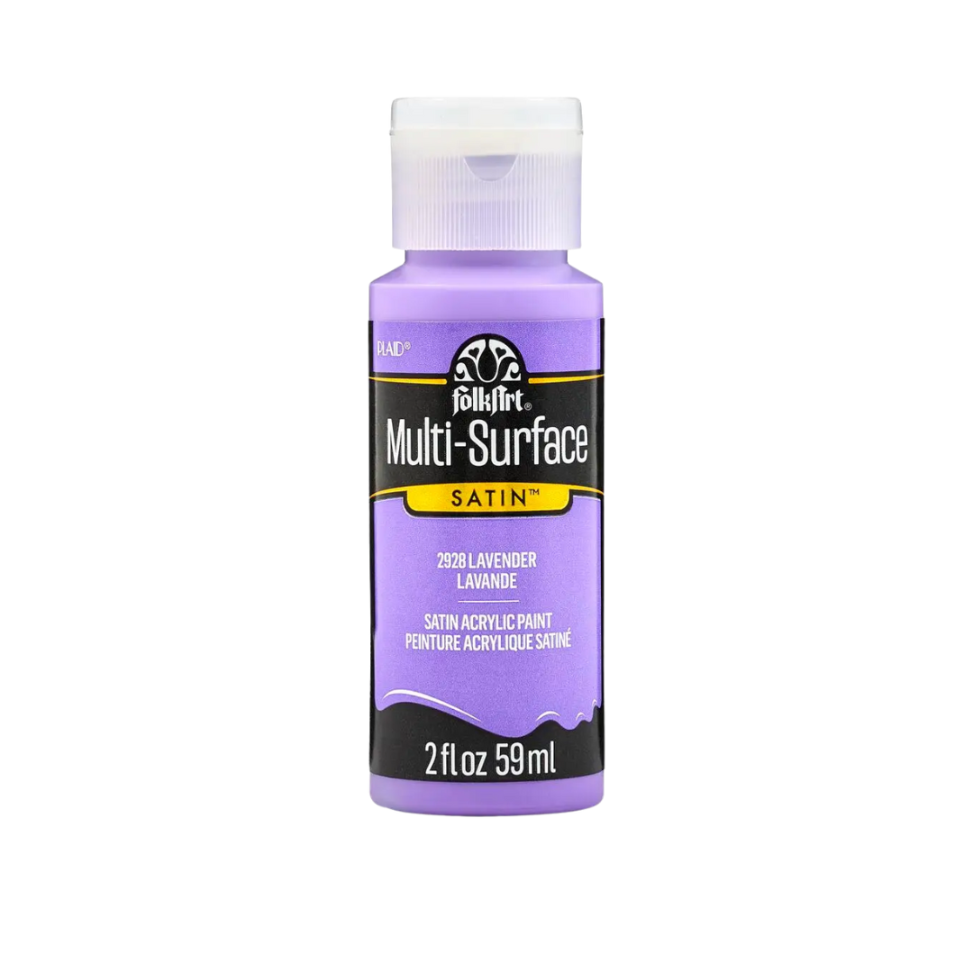 Folkart Multi-Surface Satin Acrylic Paint 2 oz - Lavender