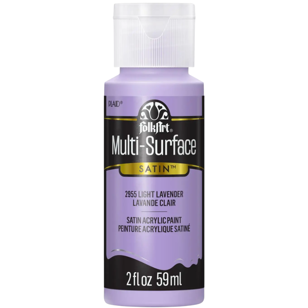 Folkart Multi-Surface Satin Acrylic Paint 2 oz - Light Lavender