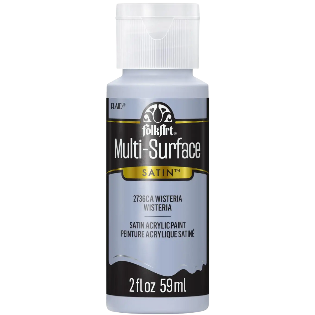 FolkArt Multi-Surface Satin Acrylic Paint 2 oz - Wisteria