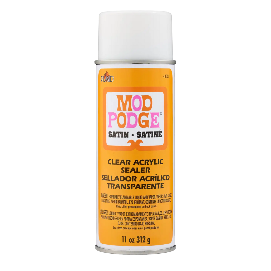 Mod Podge Clear Acrylic Sealer Satin 11 oz