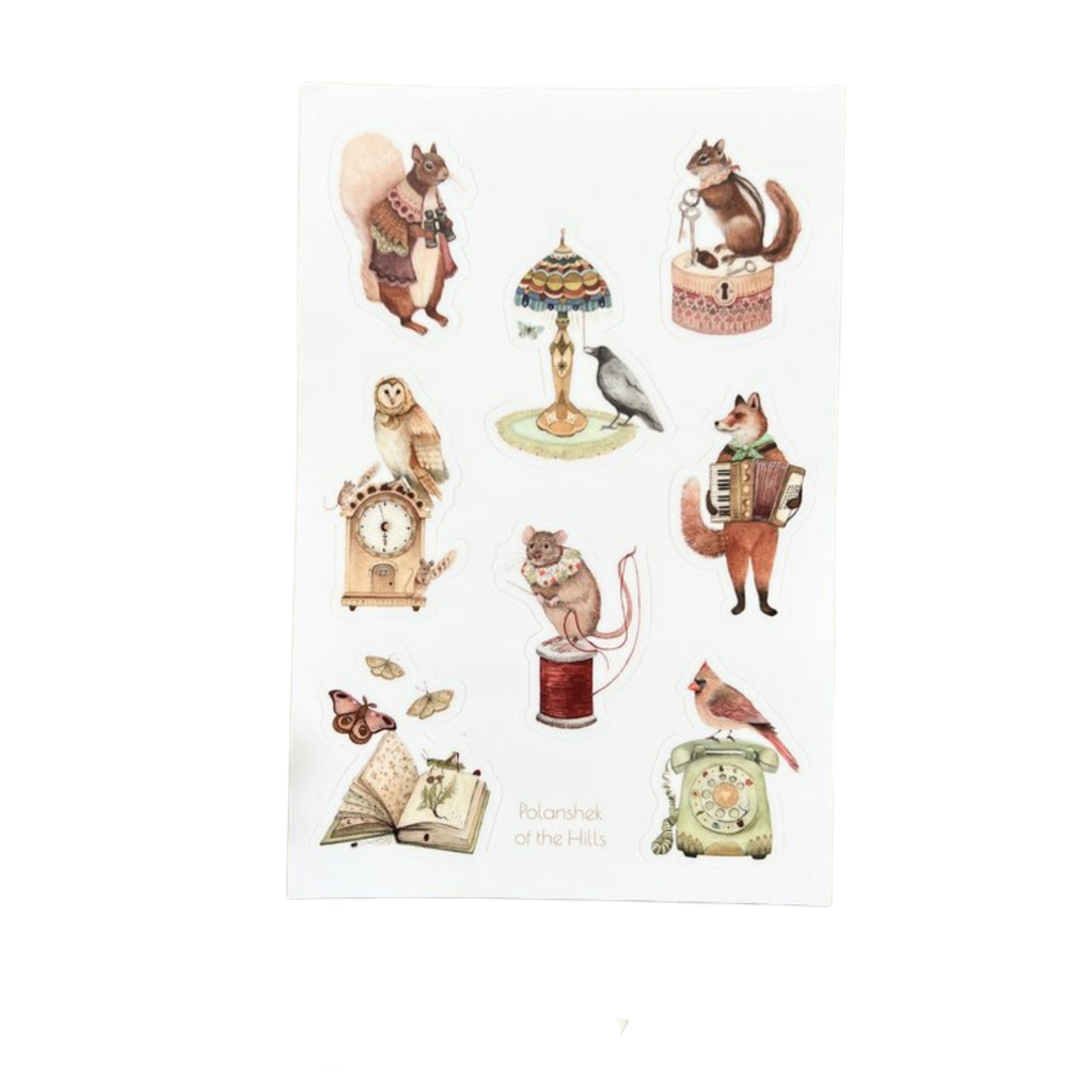 Woodland Home Sticker Sheet