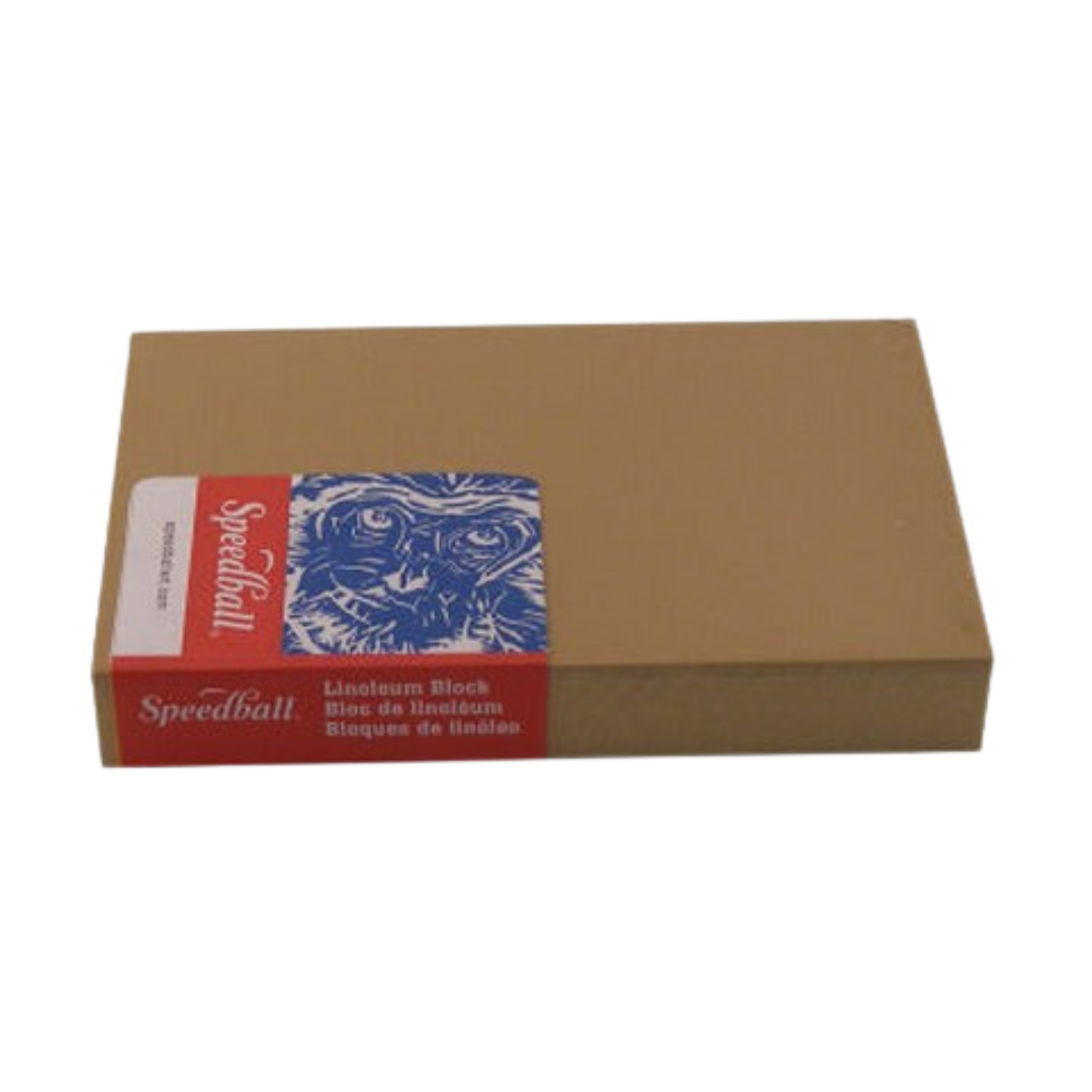 Speedball Linoleum Block Smokey Tan 8x10
