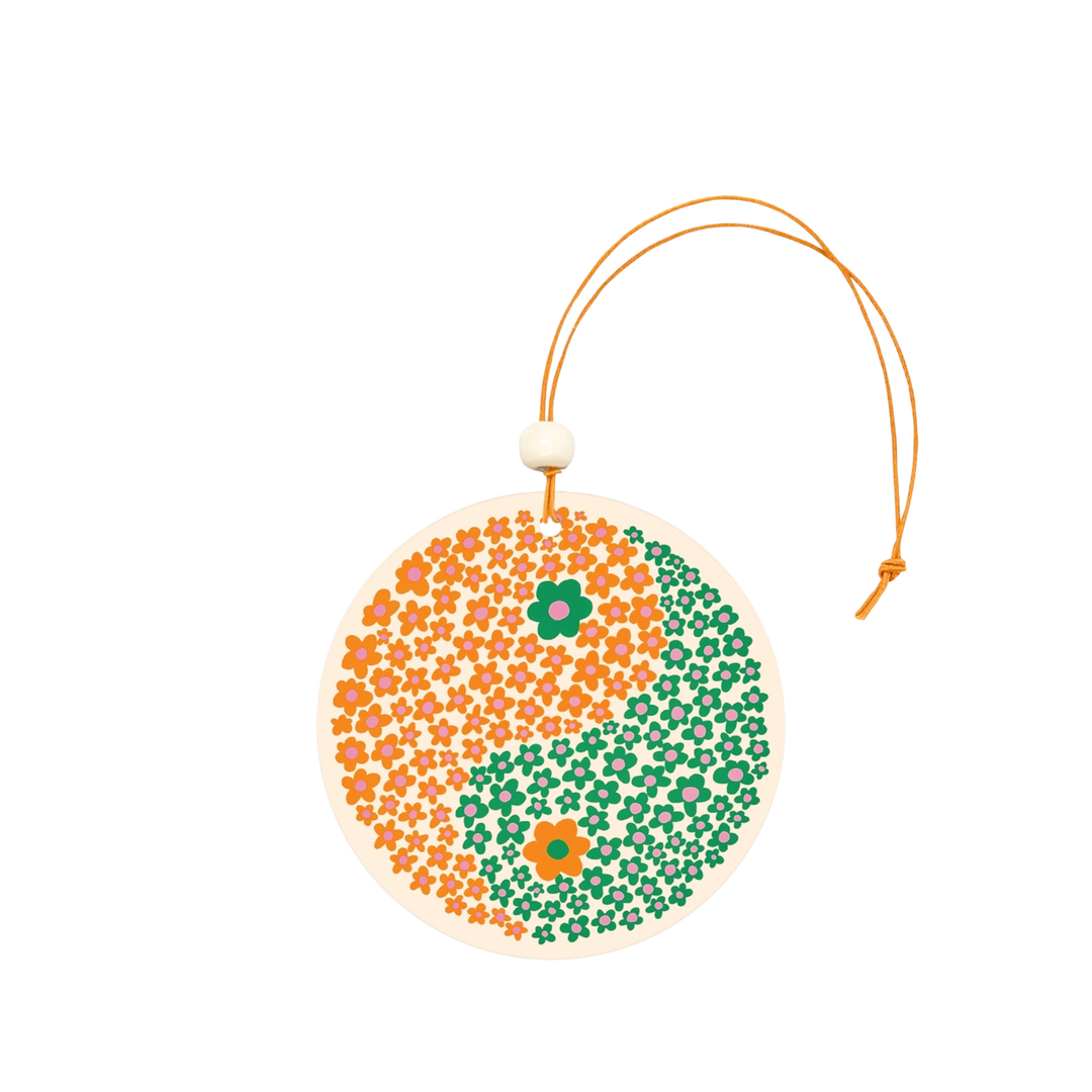 Yin-Yang Blossoms Car Air Freshener