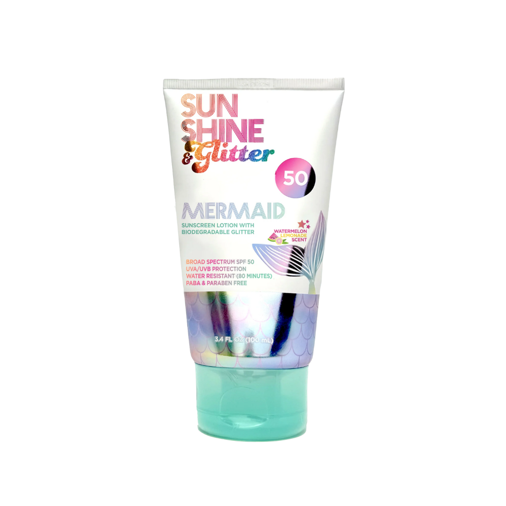 Mermaid Biodegradable Glitter Sunscreen Spf 50