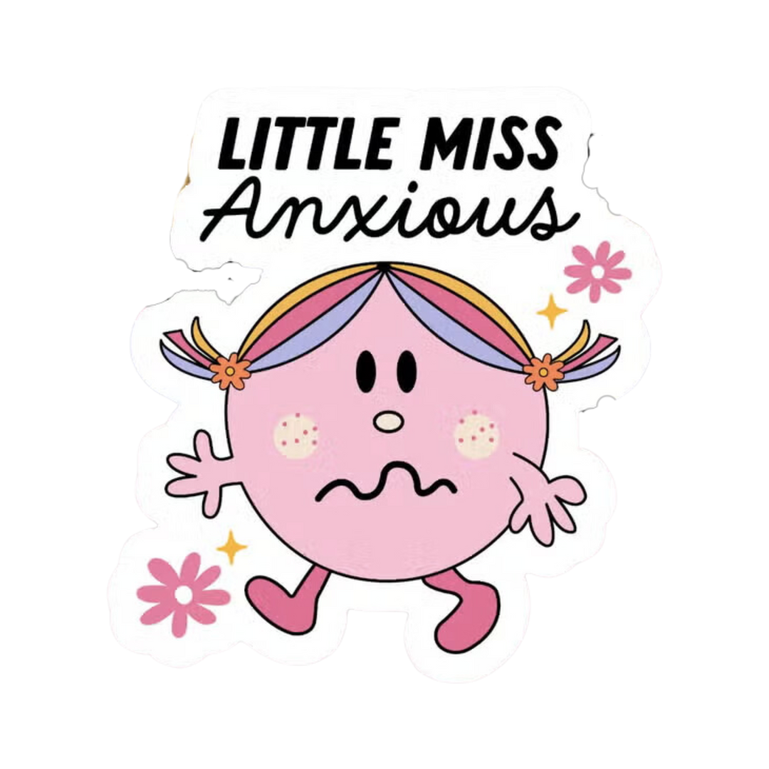 Little Miss Anxious Sticker