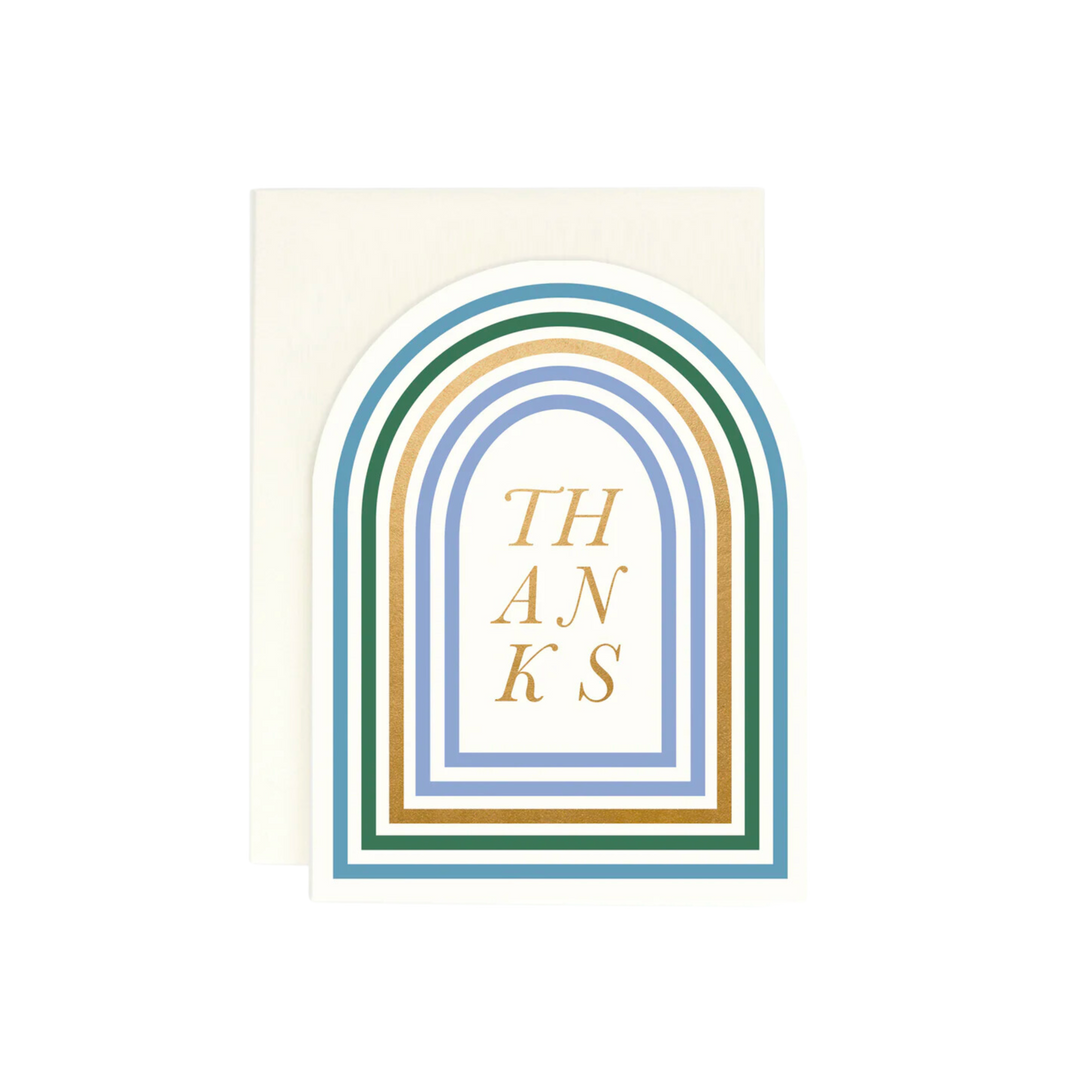 Thanks Arched Card
