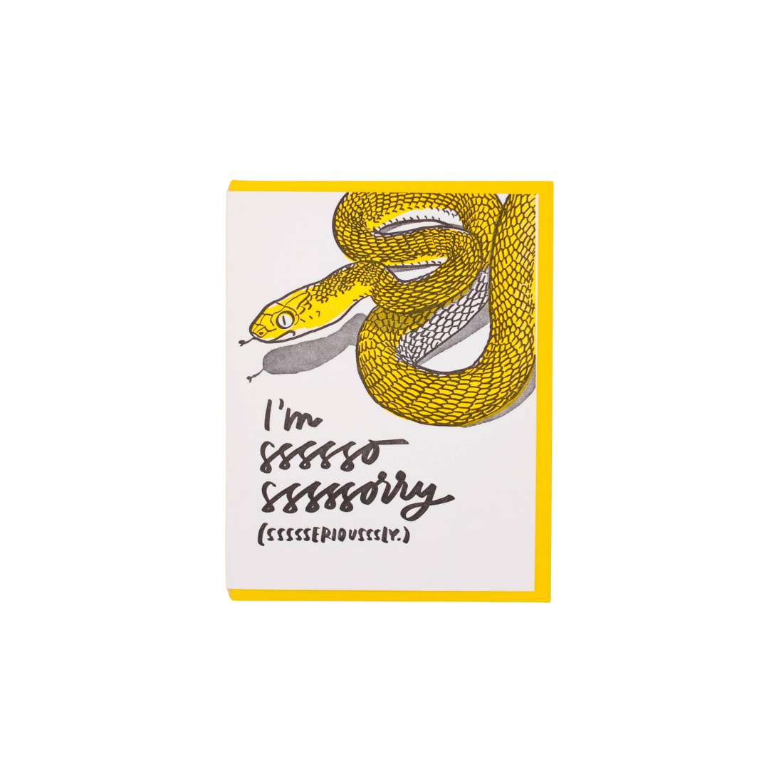 Sssssorry Card