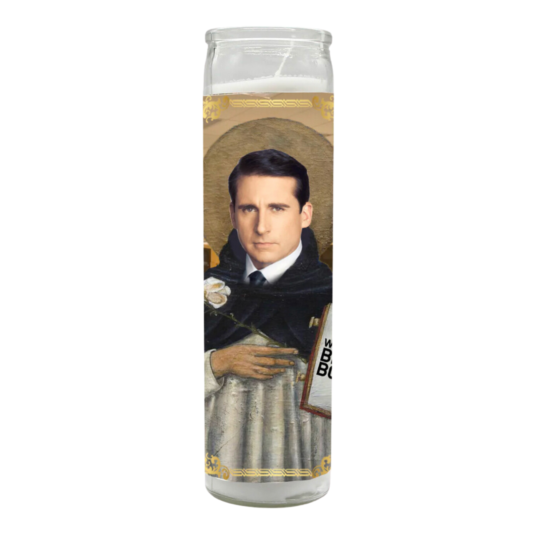 Saint World's Best Boss (Michael Scott) Candle