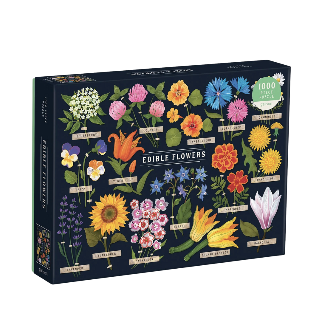 Edible Flowers 1000 Piece Puzzle