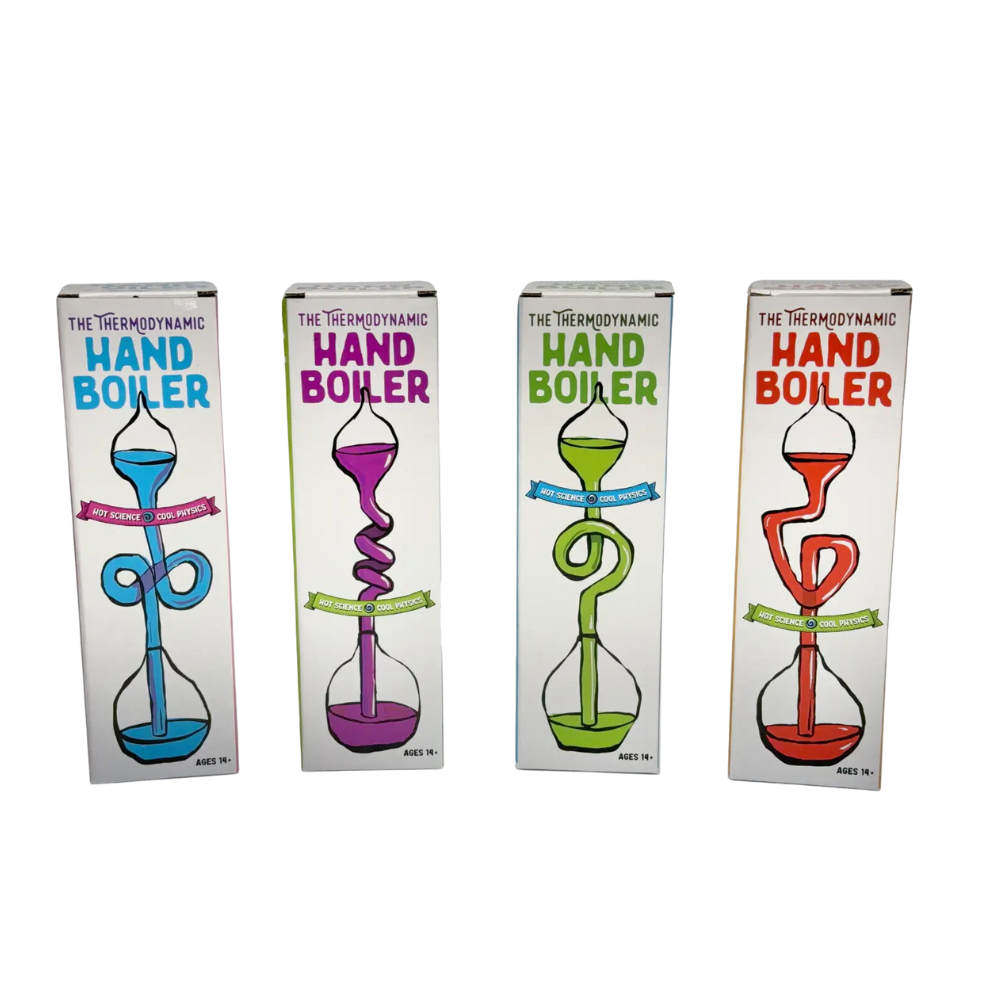 Hand Boiler Science Demo and Decor