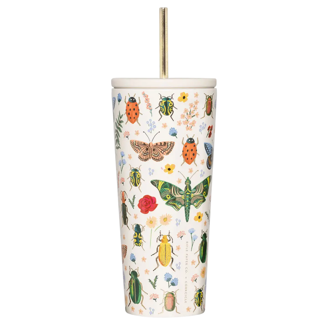 Cold Cup - 24oz Rifle Paper - Curio Cream