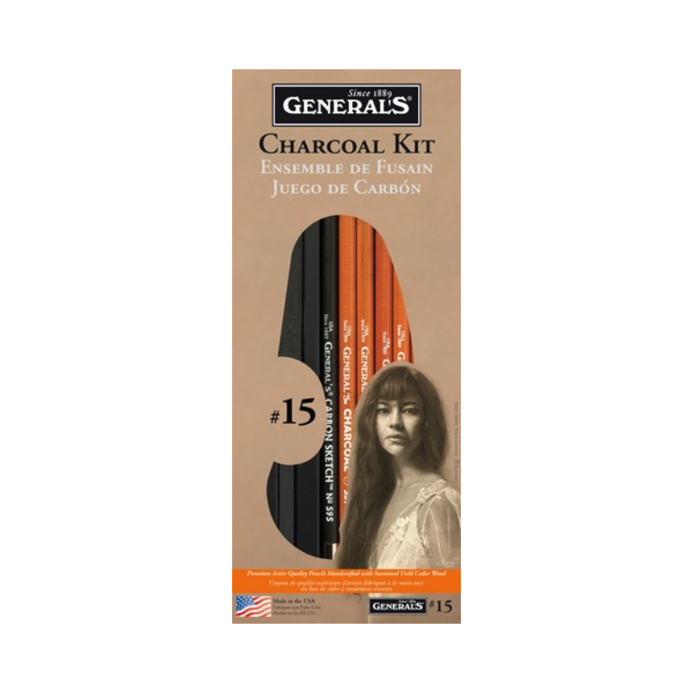 General's Charcoal Pencil Drawing Kit No. 15