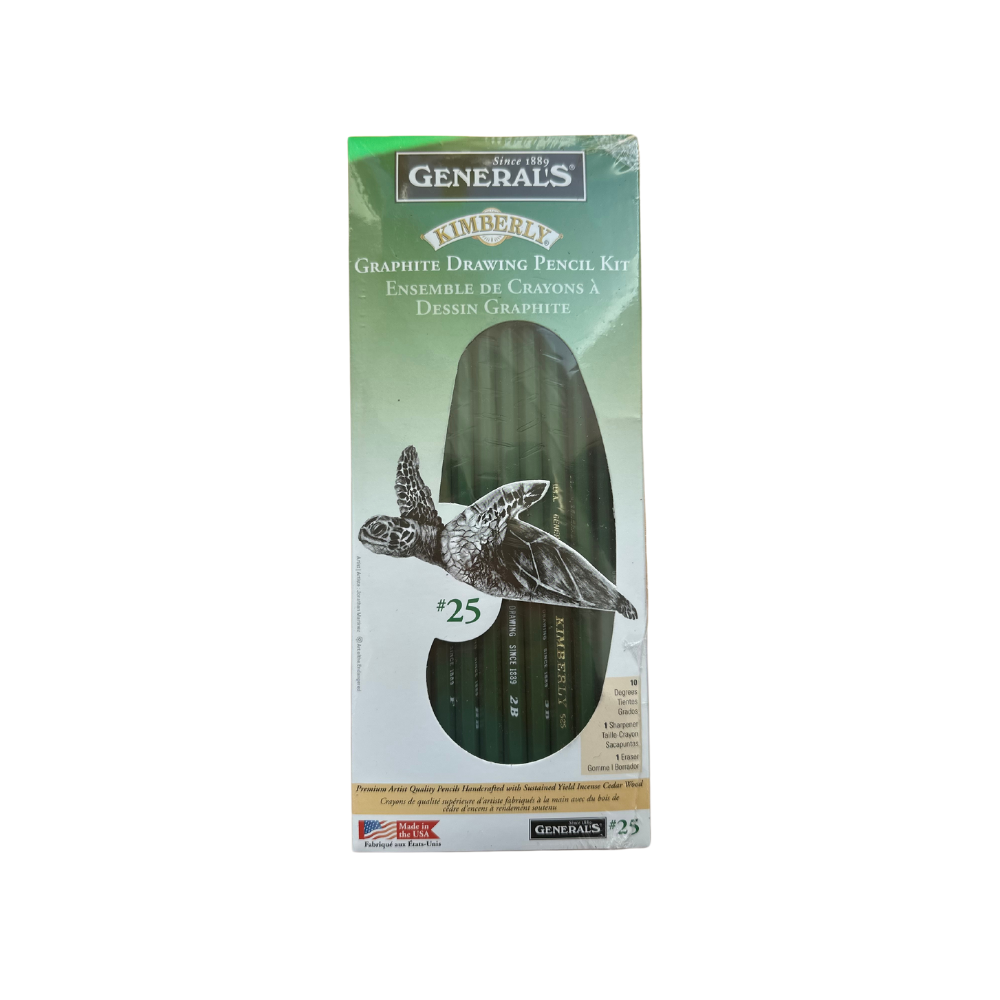 General's #25 Kimberly Graphite 12pc Drawing Kit