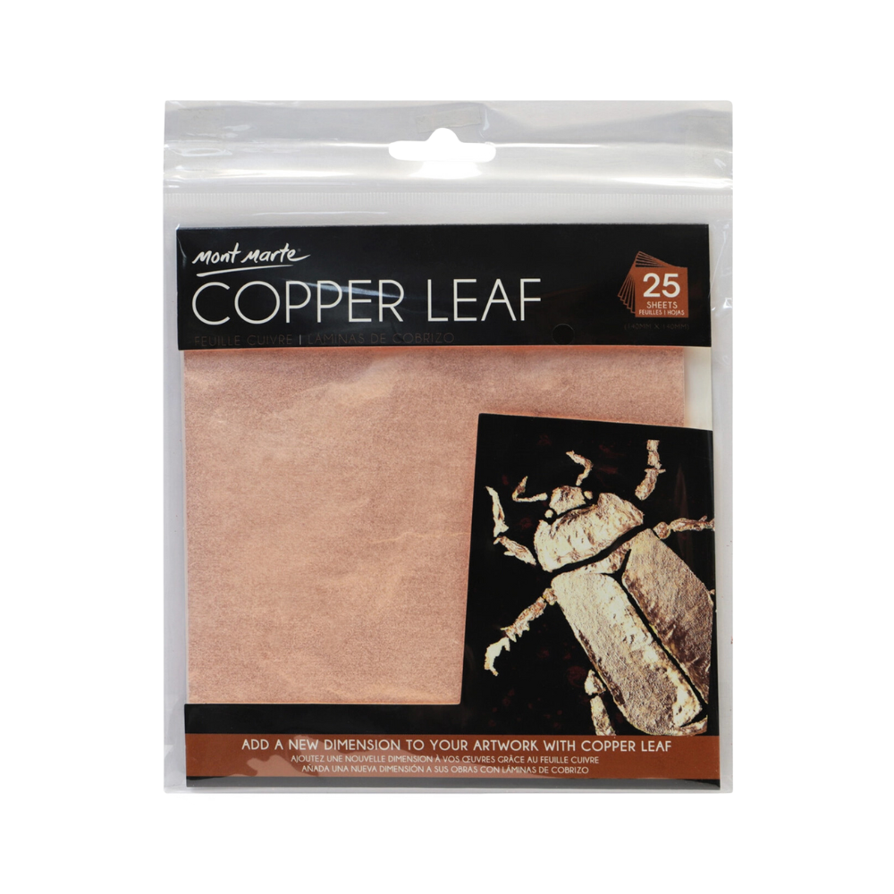 Copper Leaf 14x14cm 25 Sheet