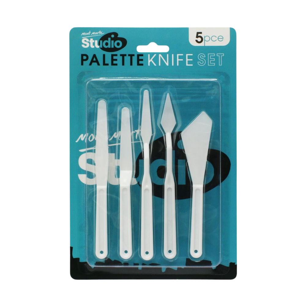 Studio Palette Knife Set 5pce - Plastic