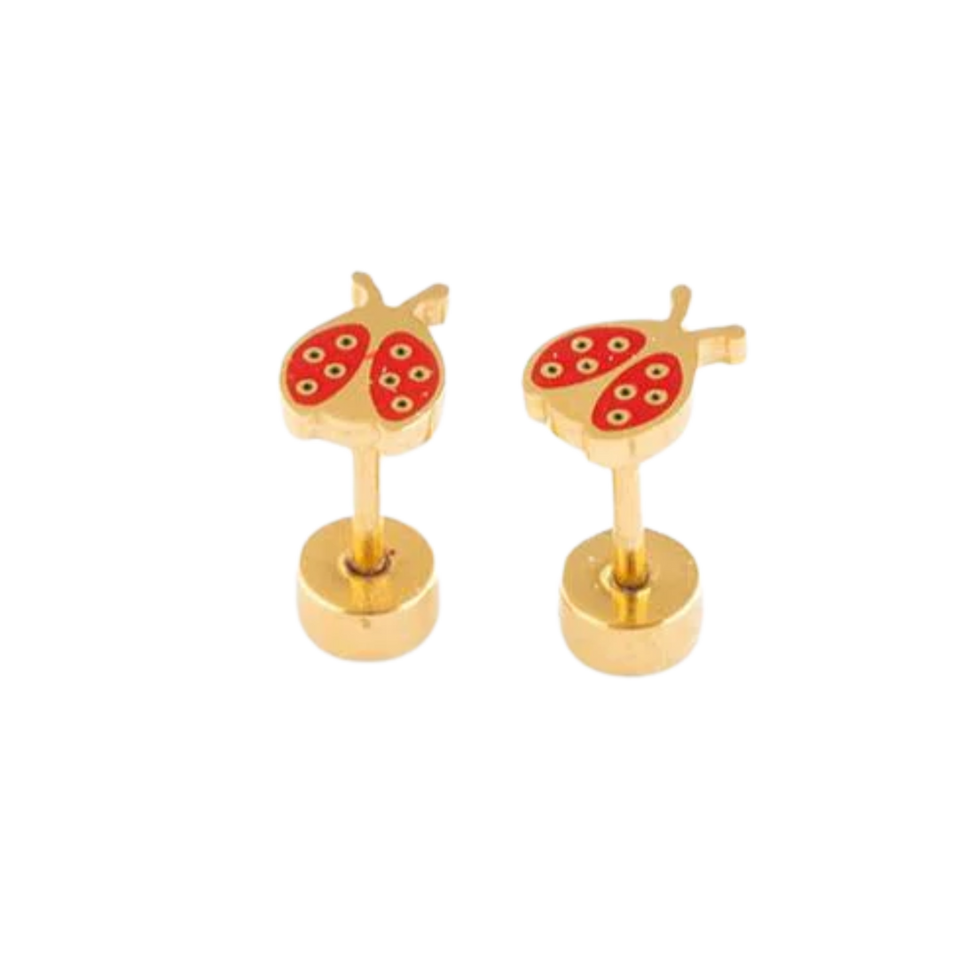 Ladybug Stud Earring