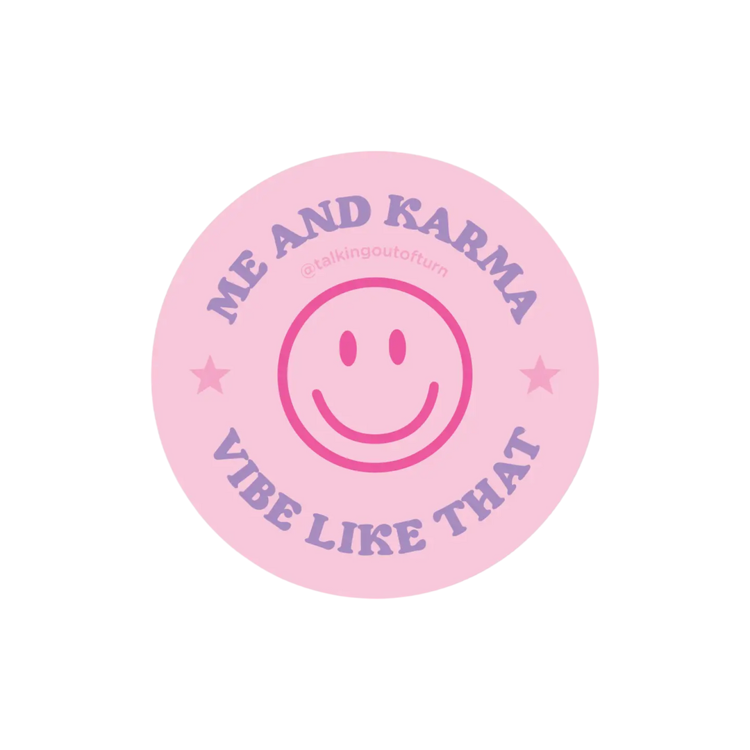 Swiftie Sticker - Me and Karma