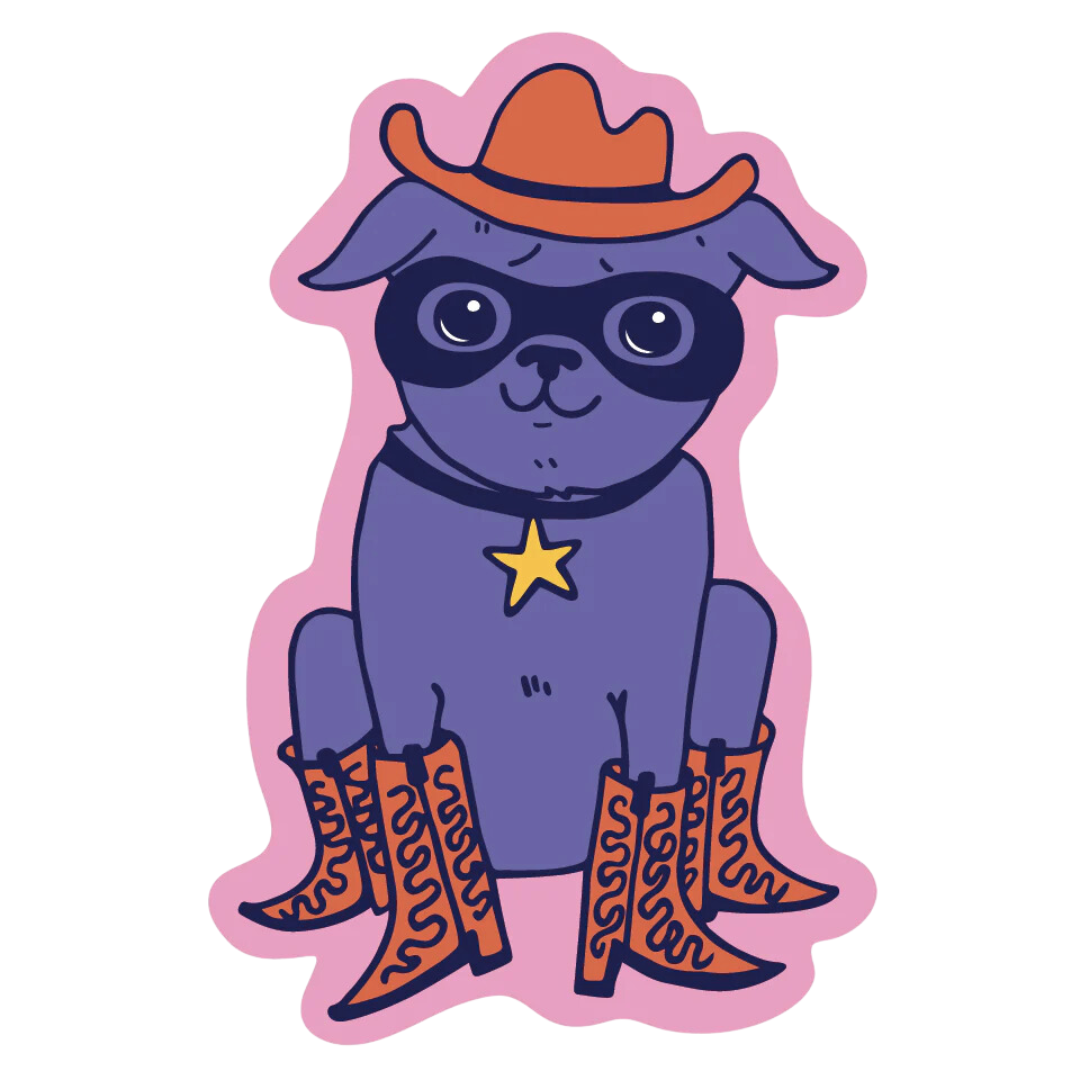 Cowgirl Stevie Sticker