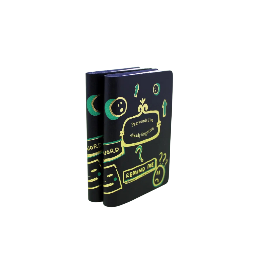 Illustrated Midi Leather Journal