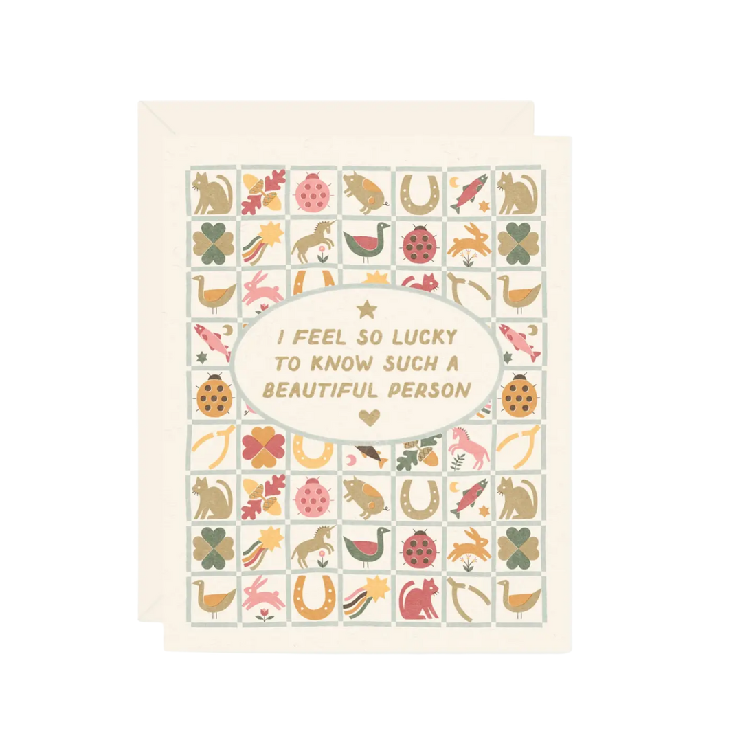Lucky Quilt Card