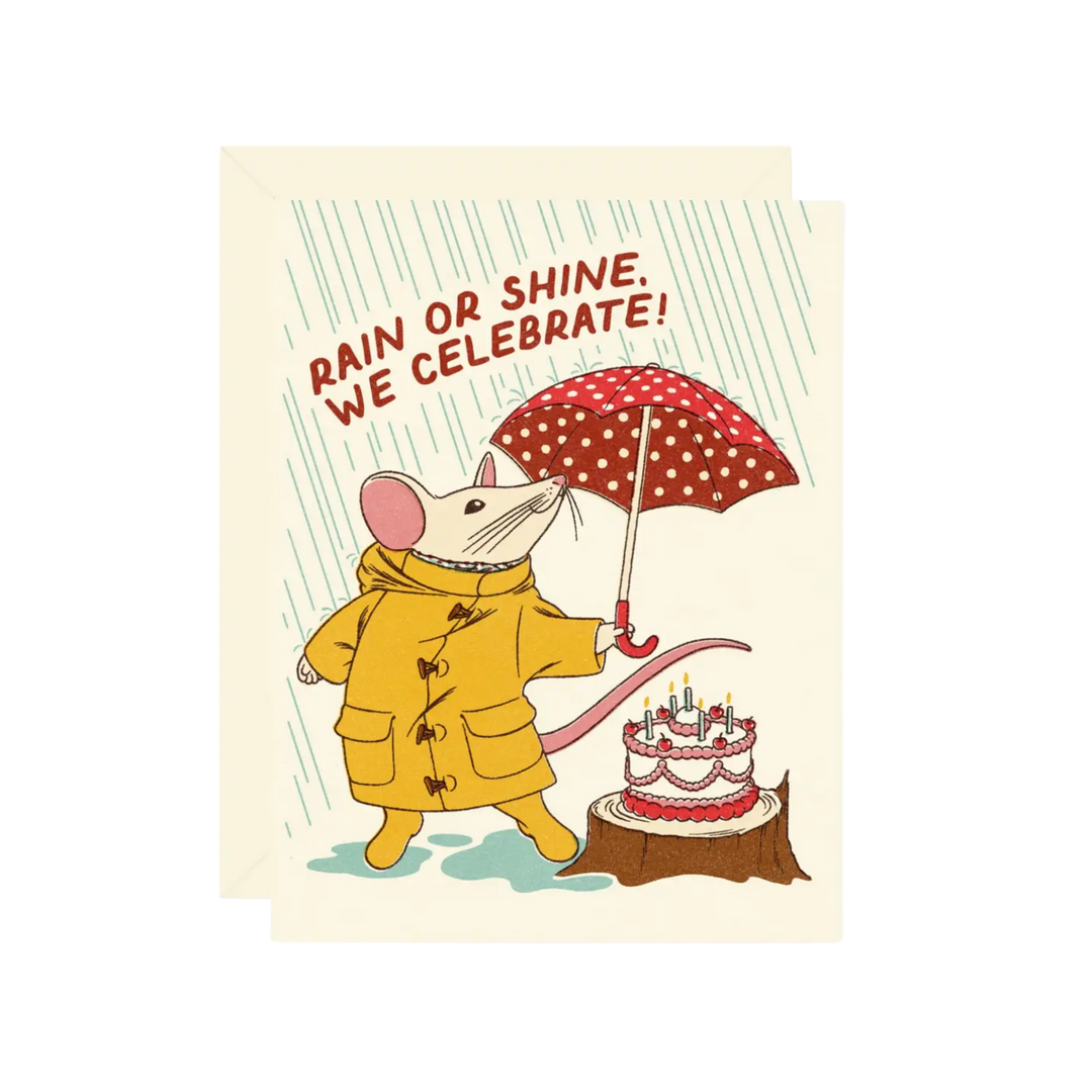 Rain or Shine Birthday Card